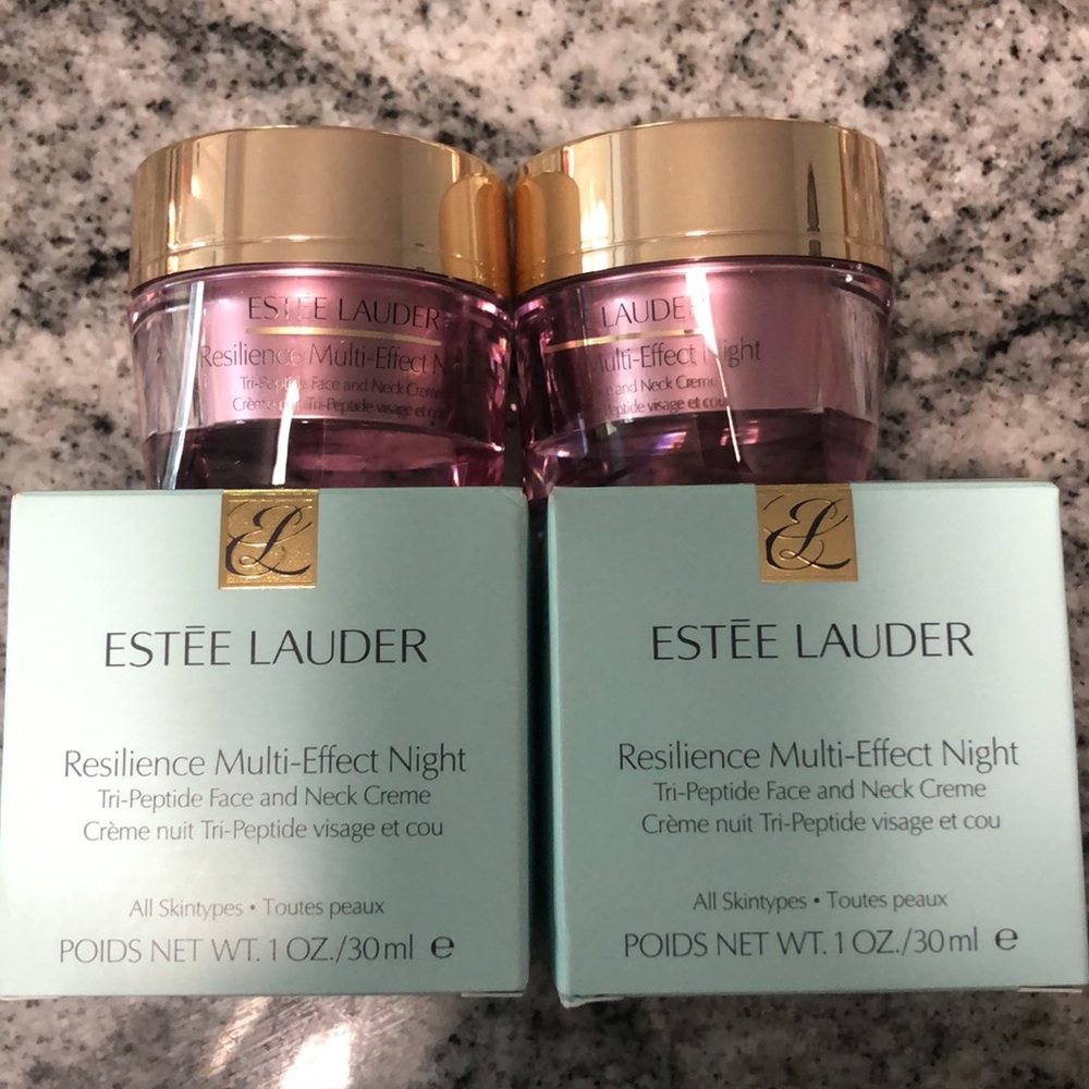 2 pc full-size estee lauder resilience multi-effect Night Creme 1oz/30ml…